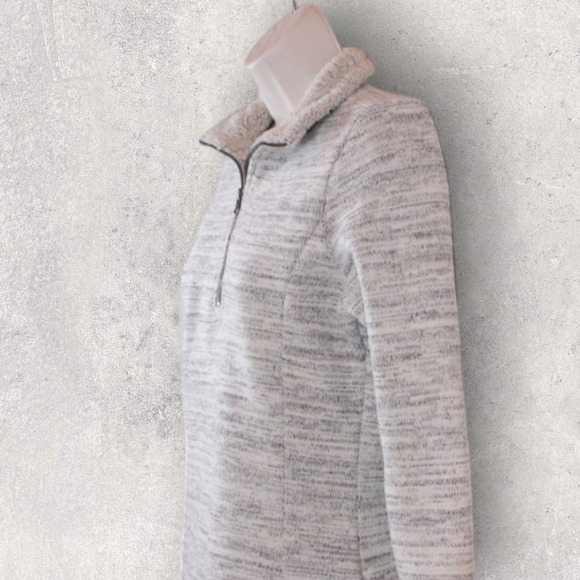 KUHL Alaska 1/4 Zip Jacket in Heather Gray Size Small - Picture 4 of 8